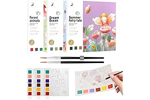AWANKOU Watercoloring Books for Kids