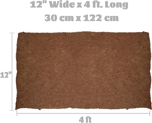 Miniatura 2 de Hoja de rollo de fibra de coco natural almohadilla de fibra de coco alfombrilla de forro de cáscara de coco para macetas y cestas de musgo para