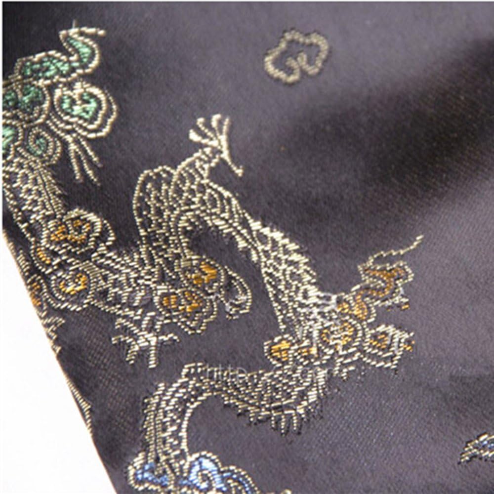 135cm Dragon and Phoenix Katana Japanese Samurai Sword Bag Silk BLACK