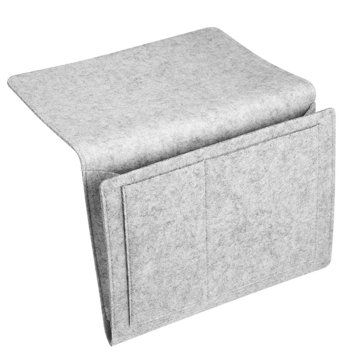OUNONA Bedside Storage Organizer Hanging Bag Chair Desk Sofa Slipcovers TV Remote Controller Holder Organizer Bag Table Cabinet Magzine Book