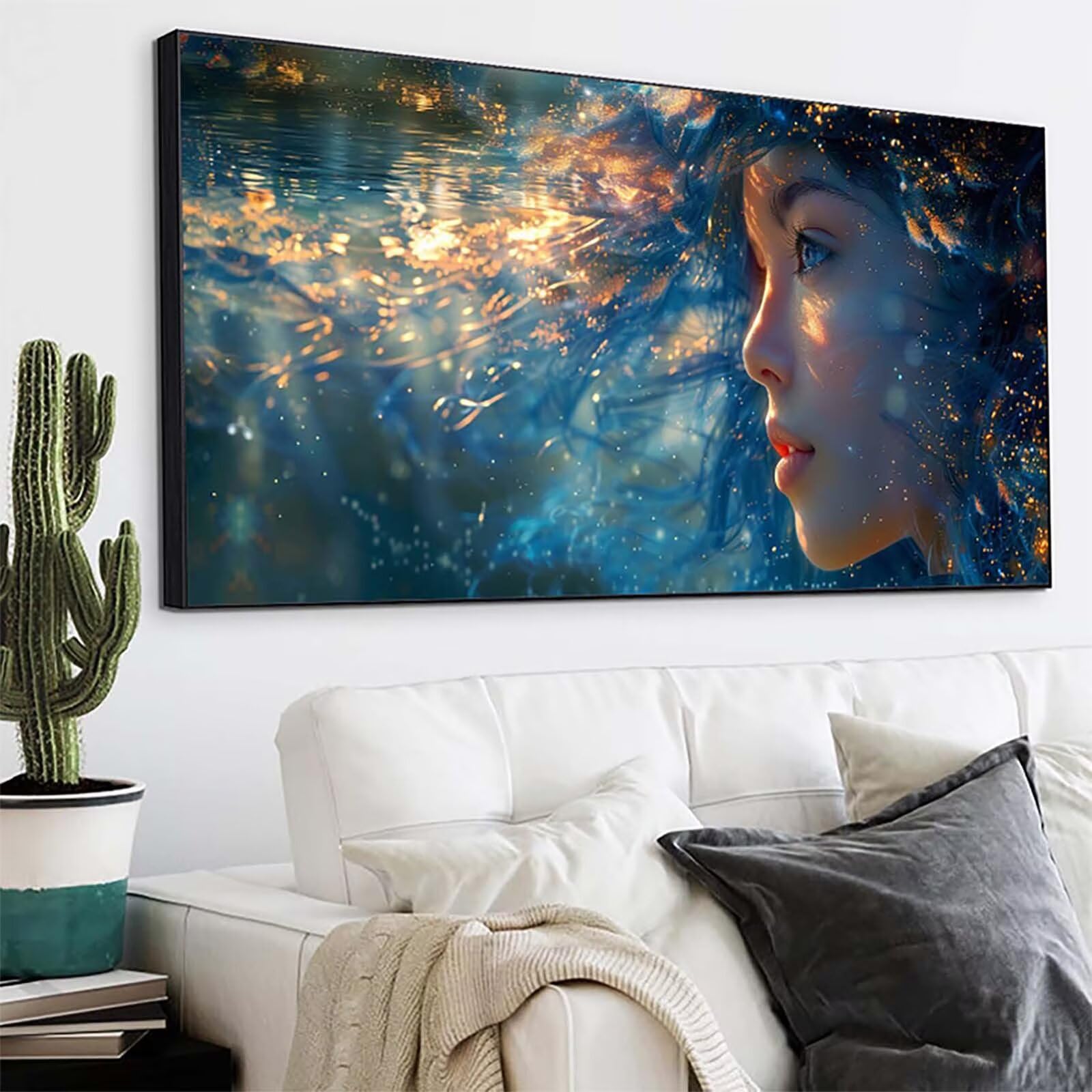 Damskie diamentowe malowanie duże 70x140cm, 5D DIY diamentowe malowanie H