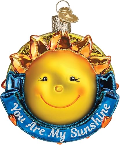 Vista 36 de Old World Christmas - Adornos de cristal soplado para árbol de Navidad, colección Espacio exterior