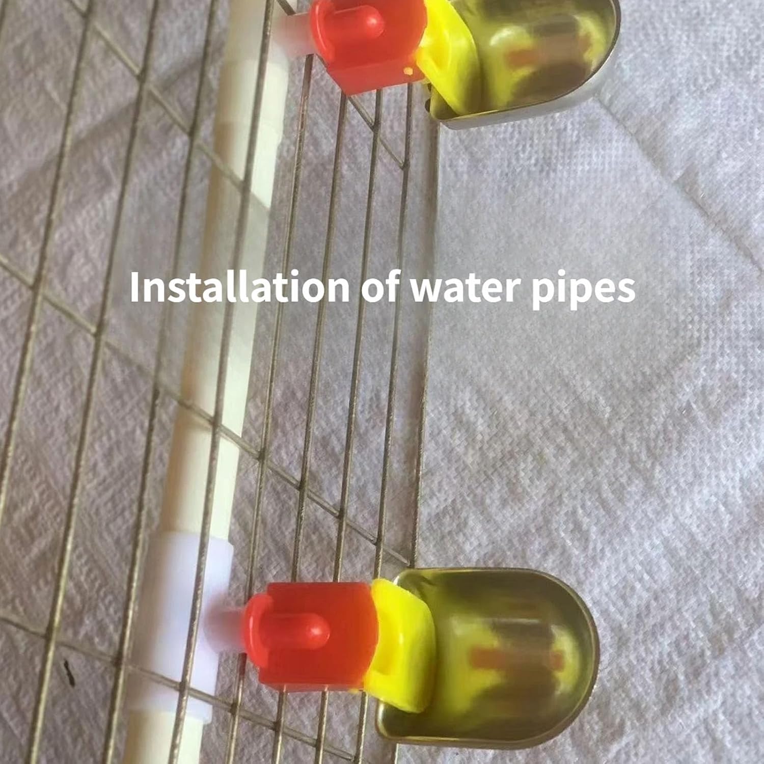 Sturdy Stainless Steel Automatic Poultry Drinker for Easy in Backyard Farms Stainless Steel Poultry Waterer Automatic Drinking Equipment