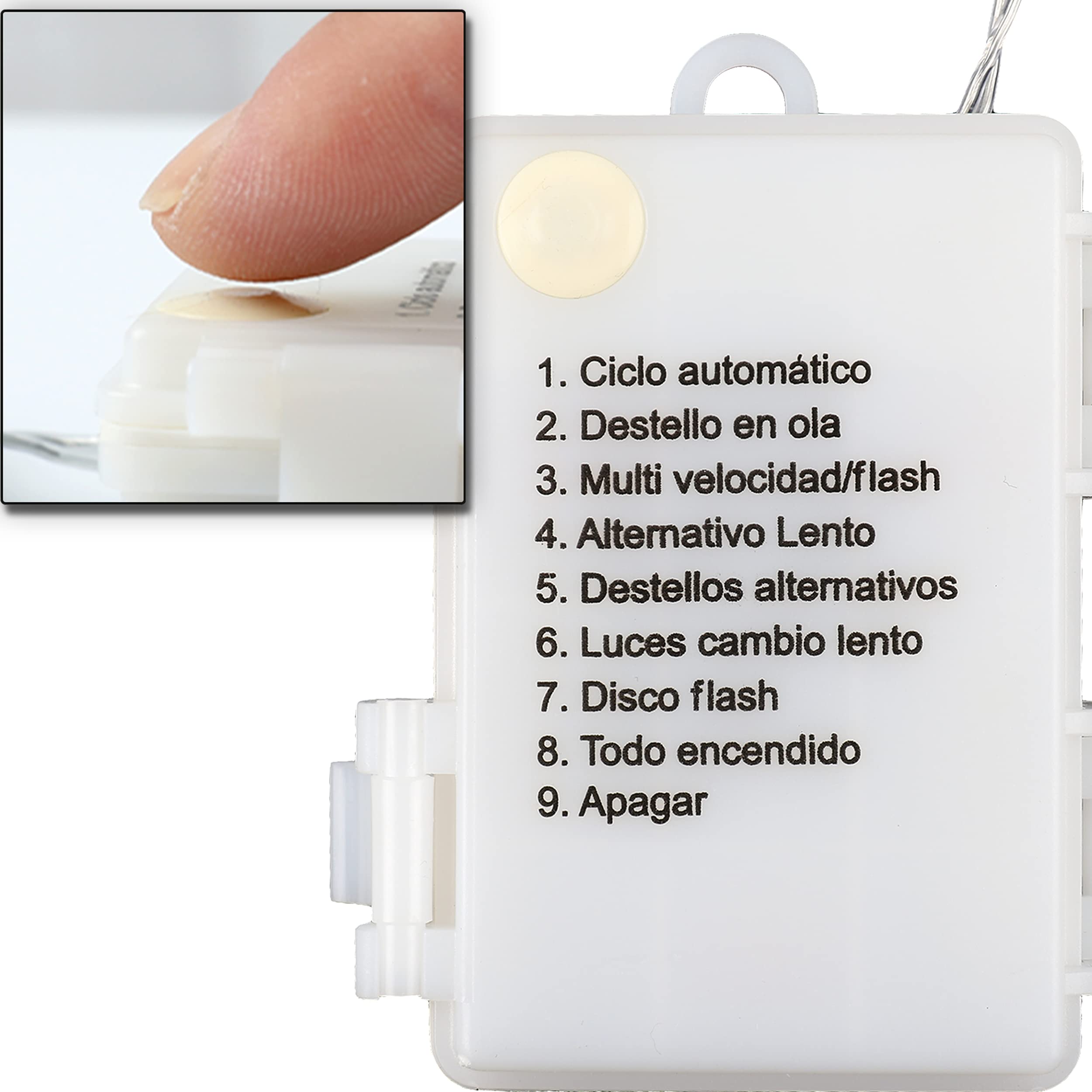 H HANSEL HOME Catena Luminsa Esterno Con Batteria, Luce 200 LED 16M per Albero di Natale con 8 Modalità Impermeabile IP44, Luci Natalizie da Esterno e interno - Luce rosa pastello