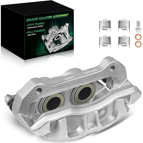 Front Left Disc Brake Caliper Assembly with Bracket Fit for:-Ford F150 2010-2011, for:-Lincoln Navigator 2010-2019 3.5L 3.7L 4.6L 5.0L 5.4L 6.2L, OE# 18-B5237 18-P5237 18-5237 AL3Z2B121A