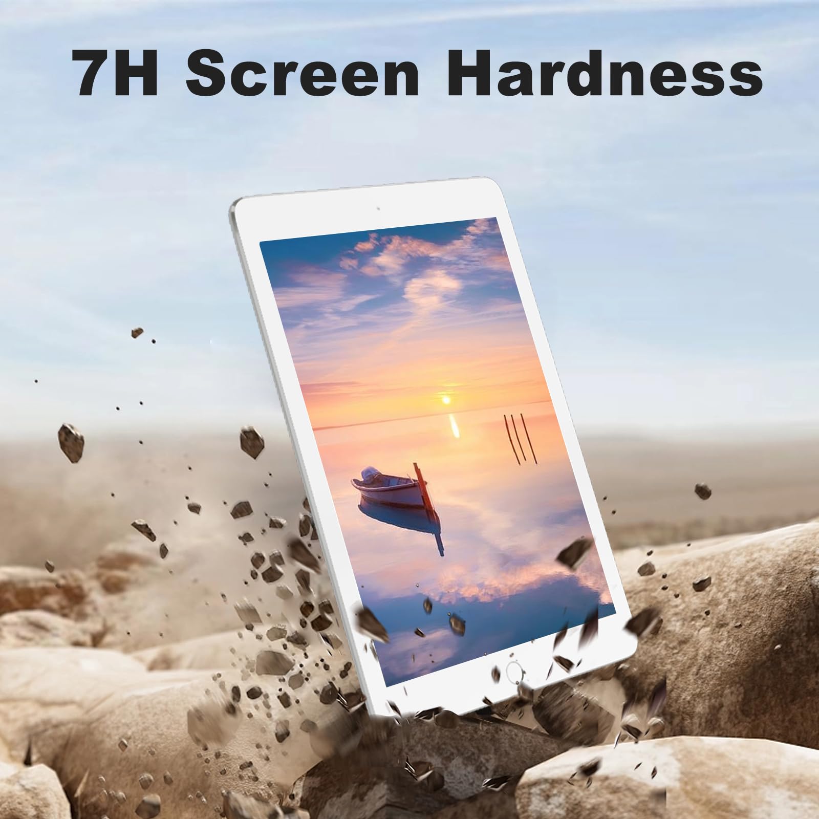 Écran Tactile LCD de Remplacement iPad Air 2 A1566 A1567 9,7 Pouces 2014 Blanc avec Outils