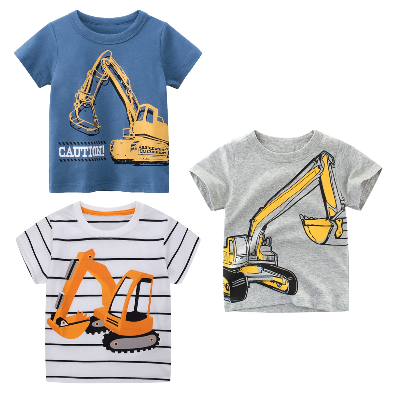 T-Shirt Bambini e Ragazzi Animale del Fumetto Modello Manica Corta T-Shirt
