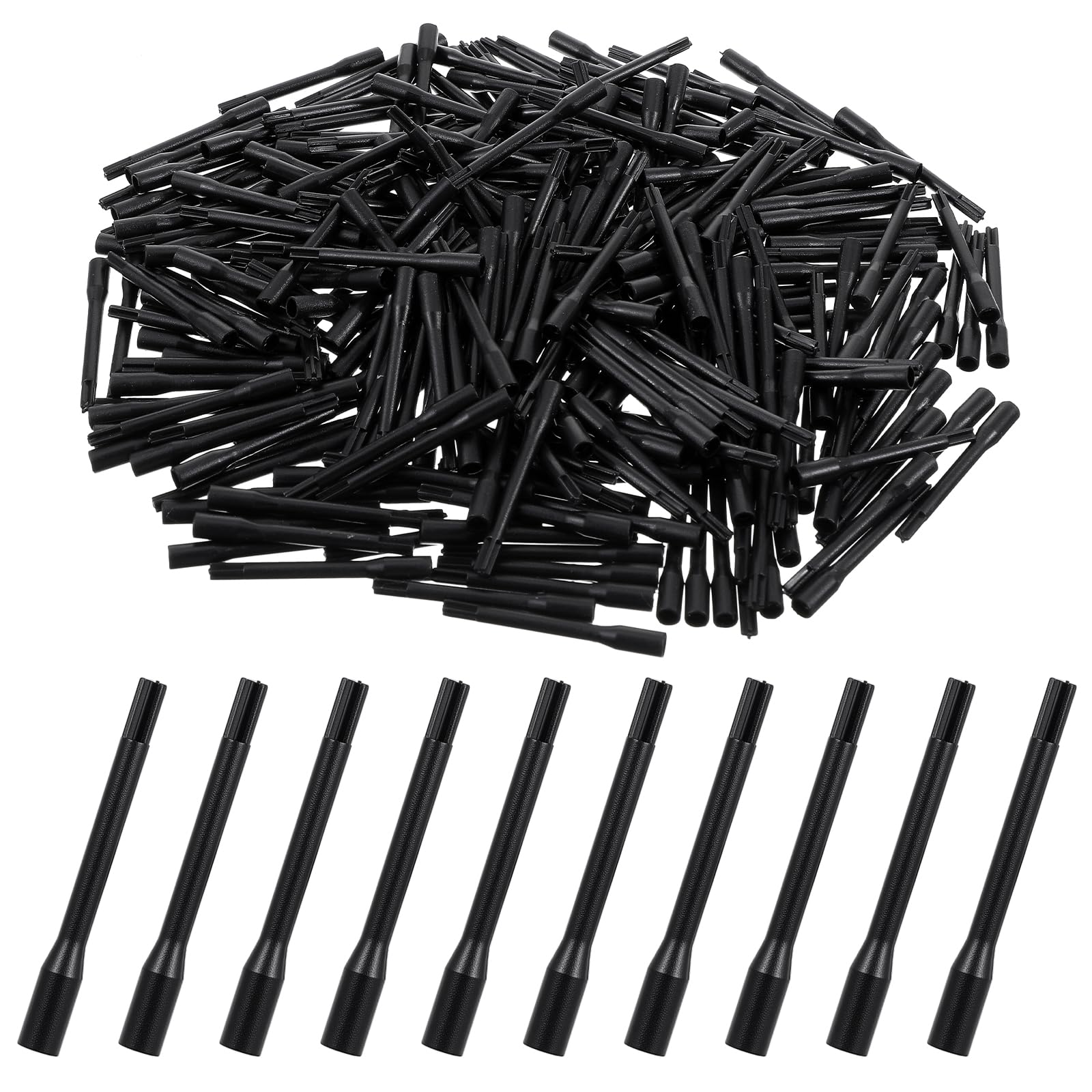 300PCS Tattoo Ink Mixer Sticks, Black Plastic Pigment Paint Stirrer Stick Disposable Art Craft Paint Stirring Mixing Sticks