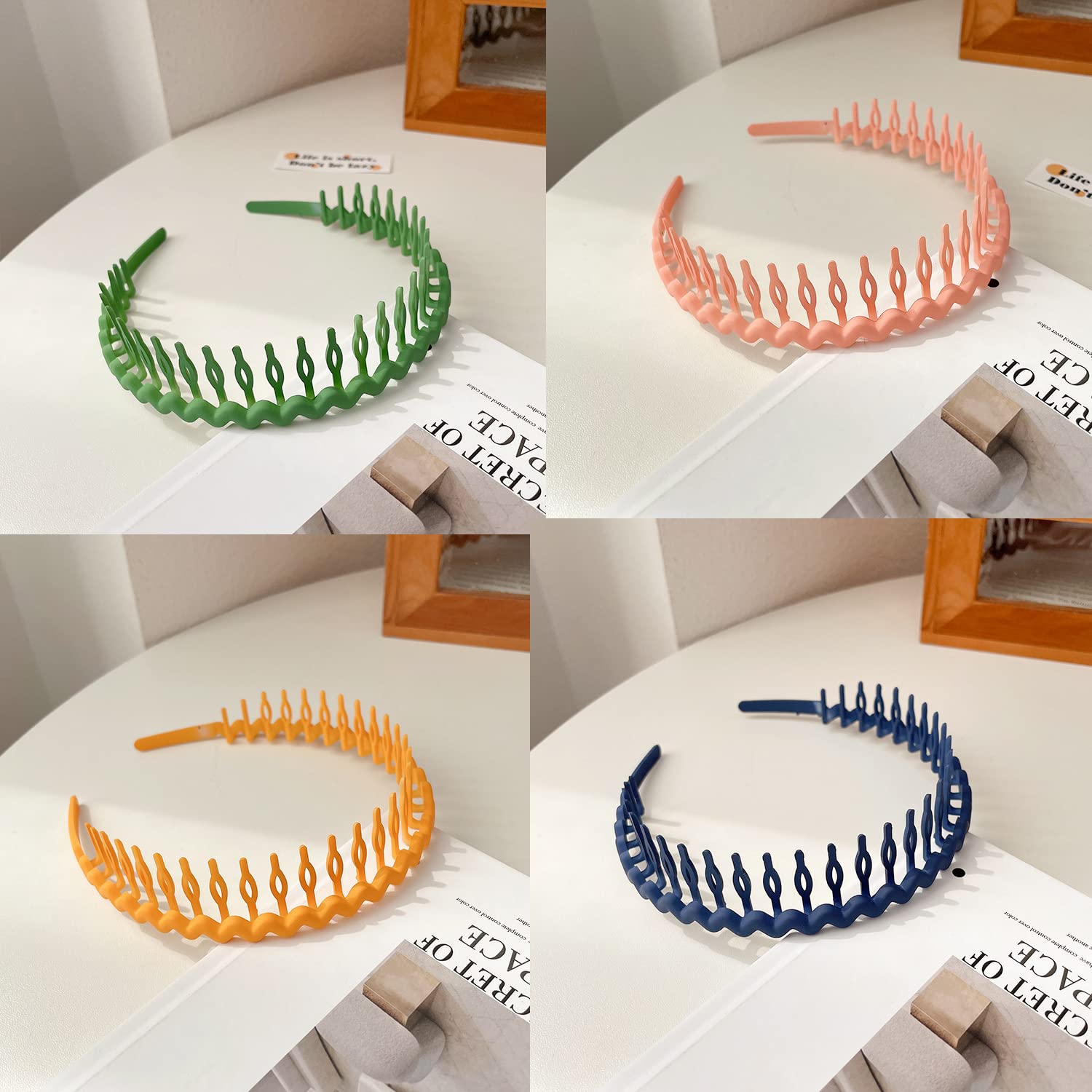 5 Pcs Zigzag Hair Bands Set for Birthday Accessories