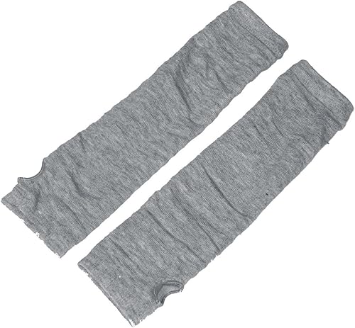 Miniatura 37 de Allegra K Calentadores de brazo sin dedos unisex de moda clásica