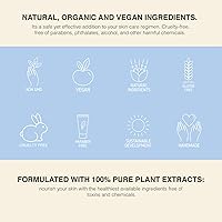 Vista 7 de Aceite multiusos para rostro, cuerpo y cabello, Forget Me Not, mezcla orgánica de albaricoque, vitamina E y aceite de almendras dulces hidratante