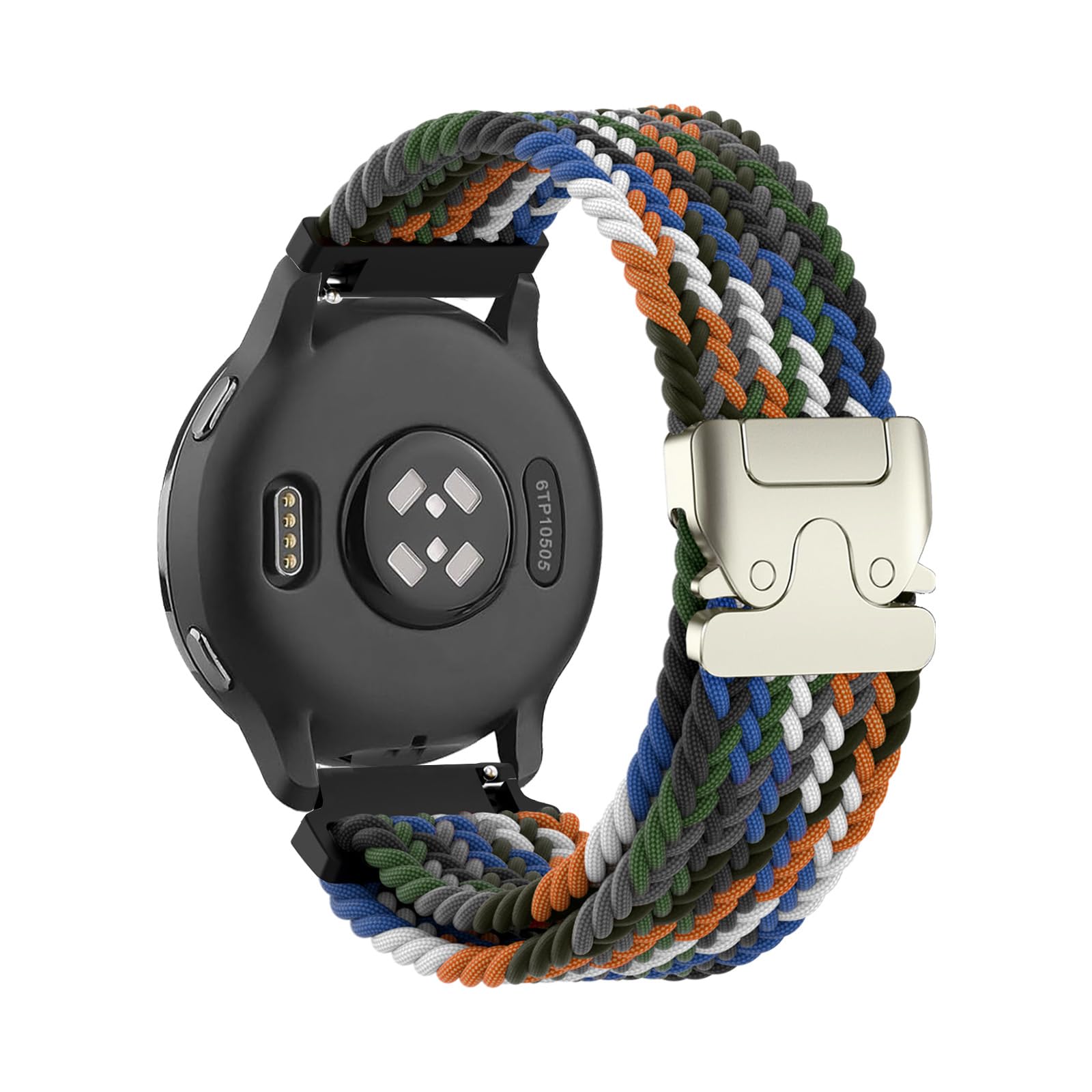 Strap Compatible with Garmin Vivoactive 4S/Vivomove 3S/Venu 3S/Venu 2S/Forerunner 265s/255s/255s Music Women/Huawei Watch GT5 4 41mm/Huawei Watch GT5 Pro 42mm,18mm Nylon Replacement Band