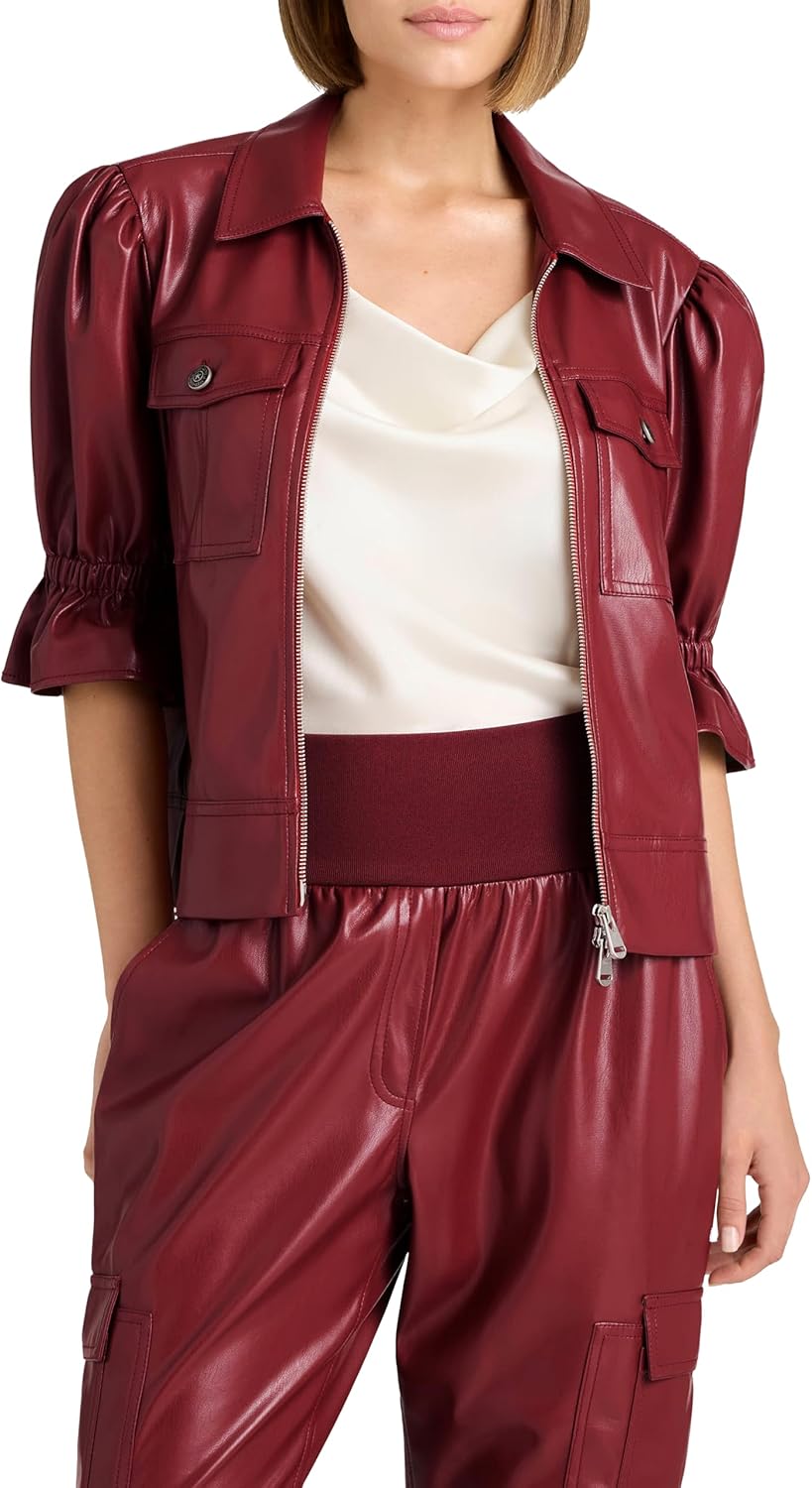 Cinq à Sept Women's Lite Vegan Leather Holly Jacket