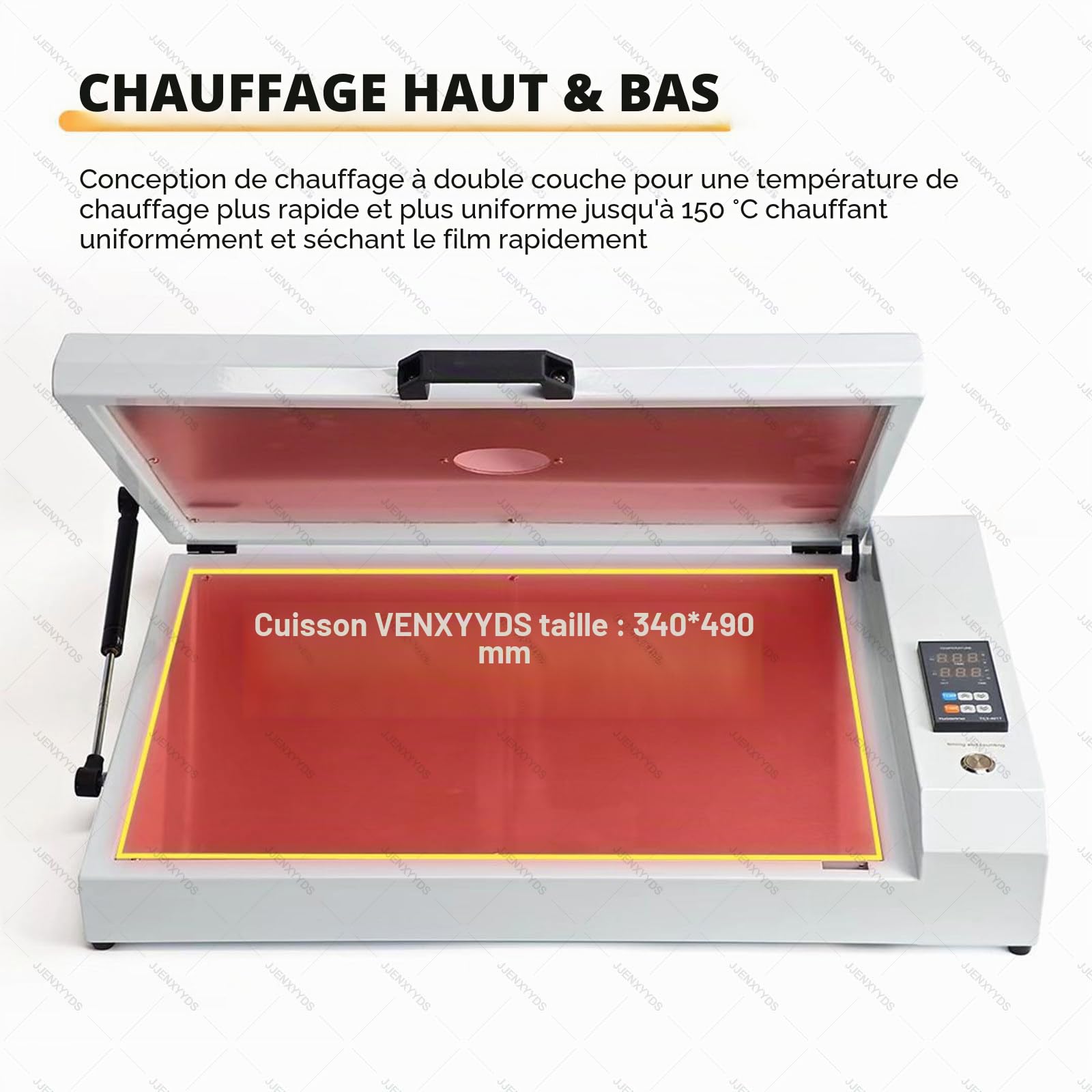 Four de séchage DTF A3+/A3/A4 amélioré, four de polymérisation DTF pour impression par transfert thermique, avec contrôle de la température et du temps, pour transfert sur t-shirts et casquettes