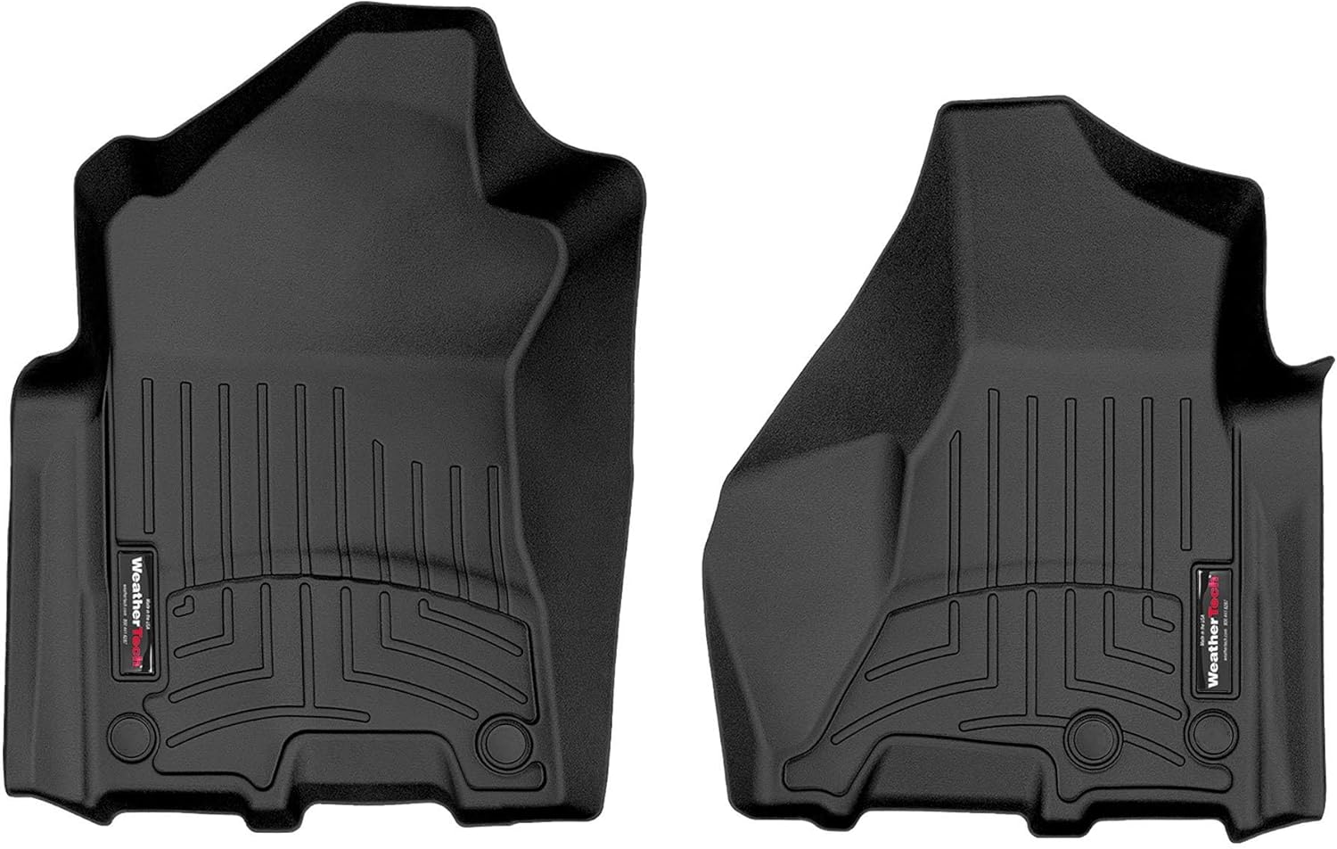 Weathertech Custom Fit FloorLiners for RAM Ram 4500/5500, 1st Row (4416581V), Black