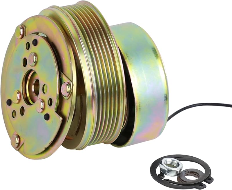 Kit de embreagem do compressor de ar-condicionado ACTECMAX para Sanden 508 5H14, 6PK, 12 V