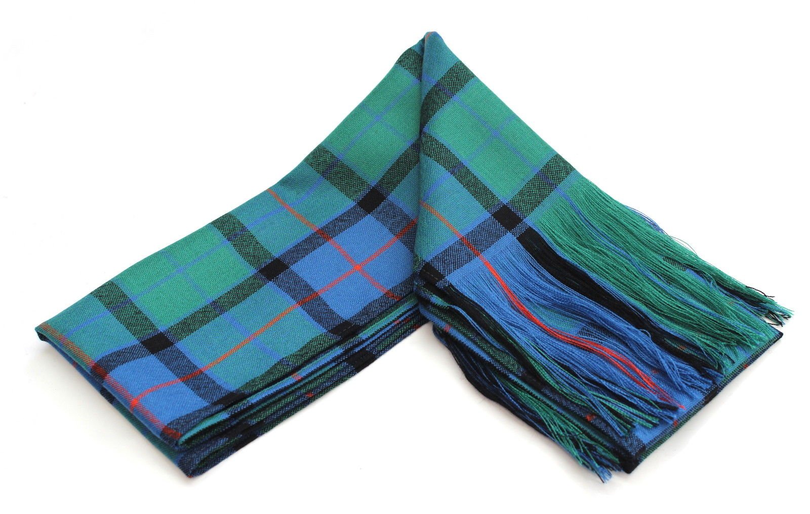 Ib Tartan Traditional Flower Of Scotland 100% Wool Full Sash - Made In Scotland