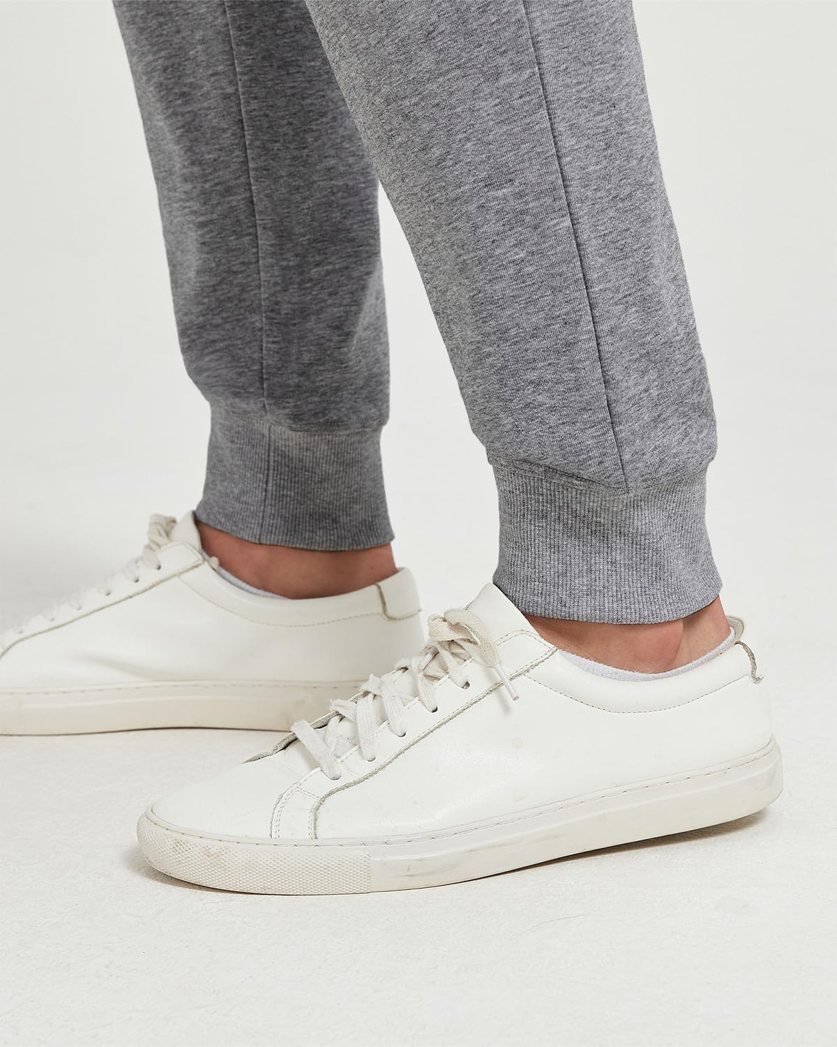 Zylioo Men's Extra Long Sweatpants with Pockets Fits Over 6ft Open Bottom Joggers Wide Leg Athletic Pants for Tall Men - Image 5