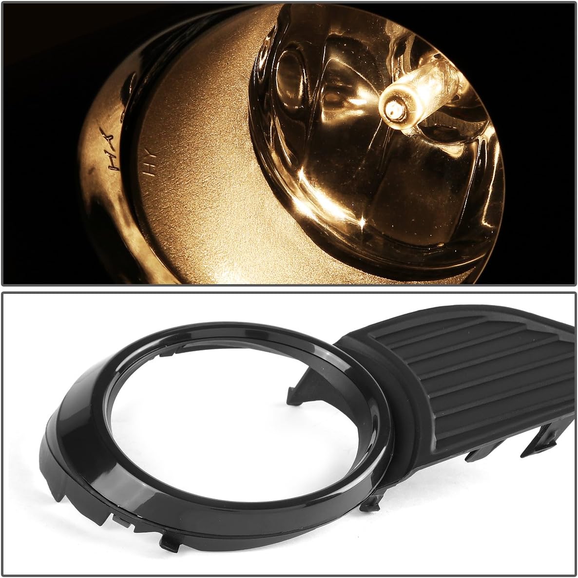 DNA MOTORING FL-ZTL-220-CH Front Bumper Fog Light With Switch Driver & Passenger Side Enhance visibility [Compatible with 11-17 Sienna]