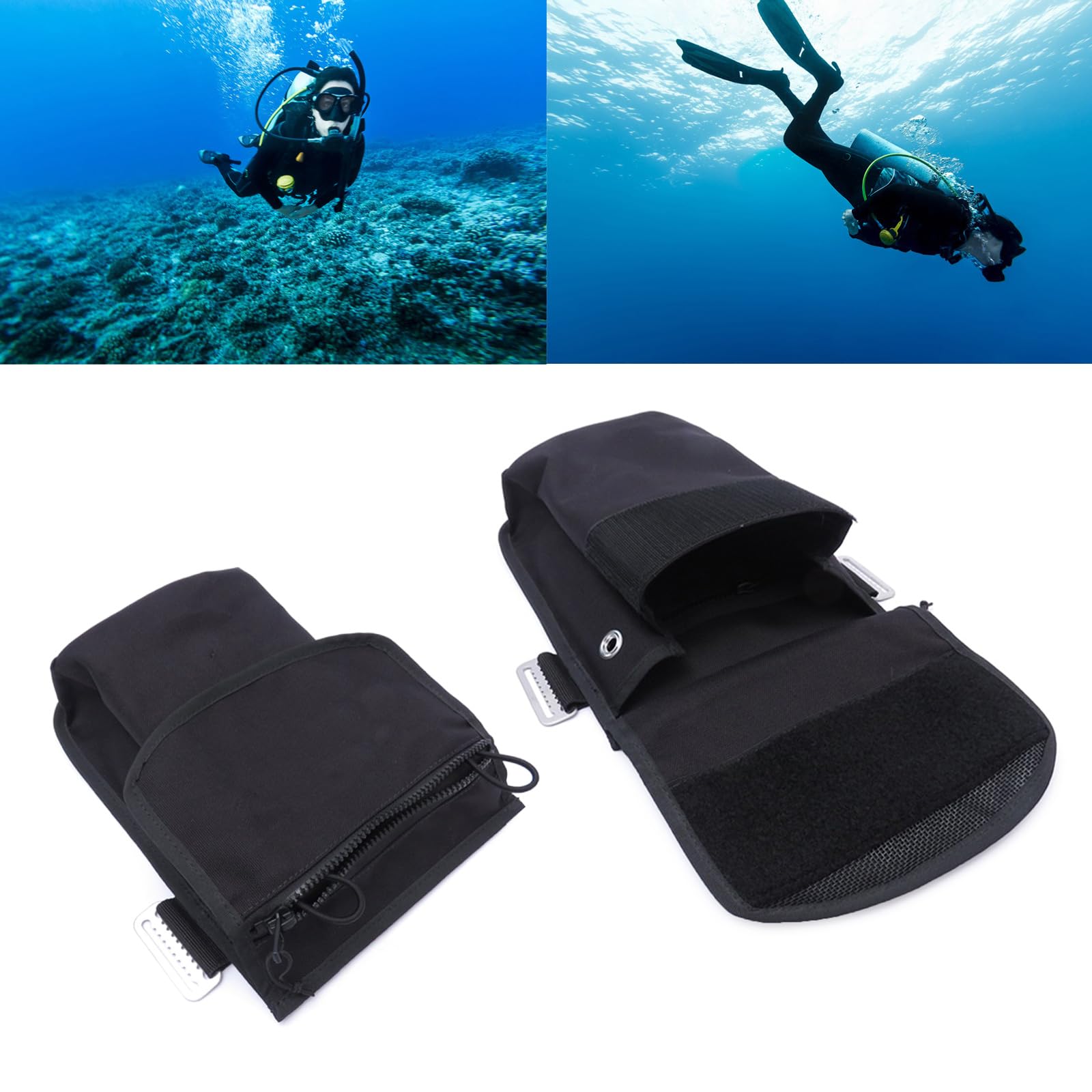 Scubas - Soporte para equipo de esnórquel, bolsa para accesorios de buceo para deportes acuáticos, accesorios de buceo