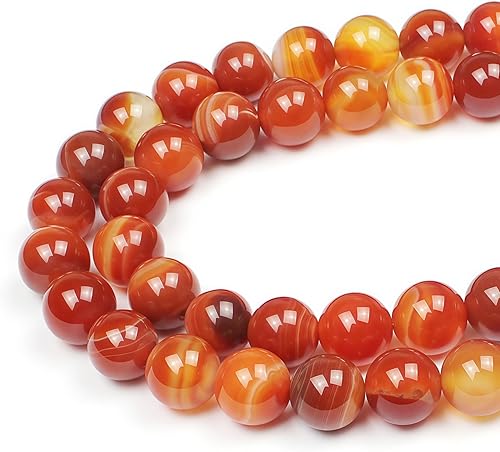 Miniatura 37 de MJDCB Cuentas de piedra natural de jade zafiro redondas sueltas para hacer joyas DIY Pulsera Collar (8mm)