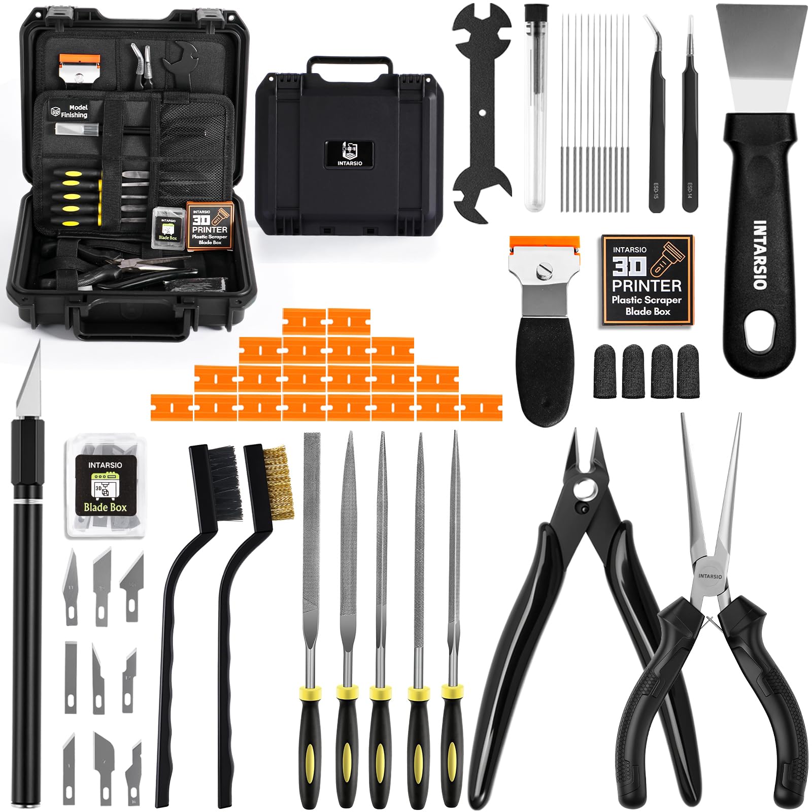 3D Printer Tool Kit - 34pcs for FDM/SLA Printers -12