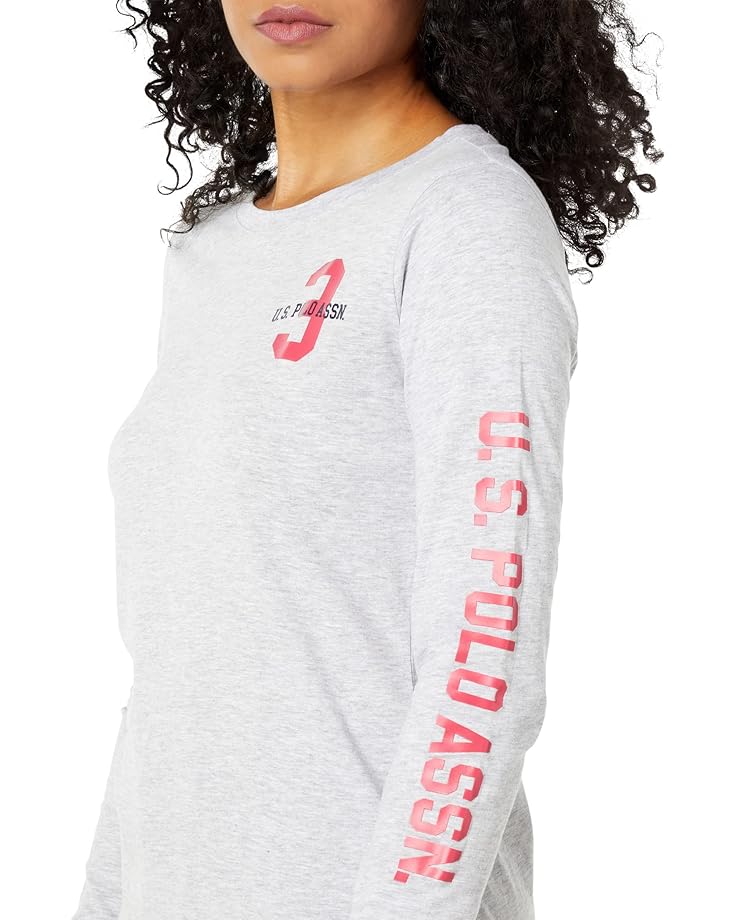 U.S. POLO ASSN. Long Sleeve Crew Neck Graphic Sleeve Tee Shirt - #3 of 4
