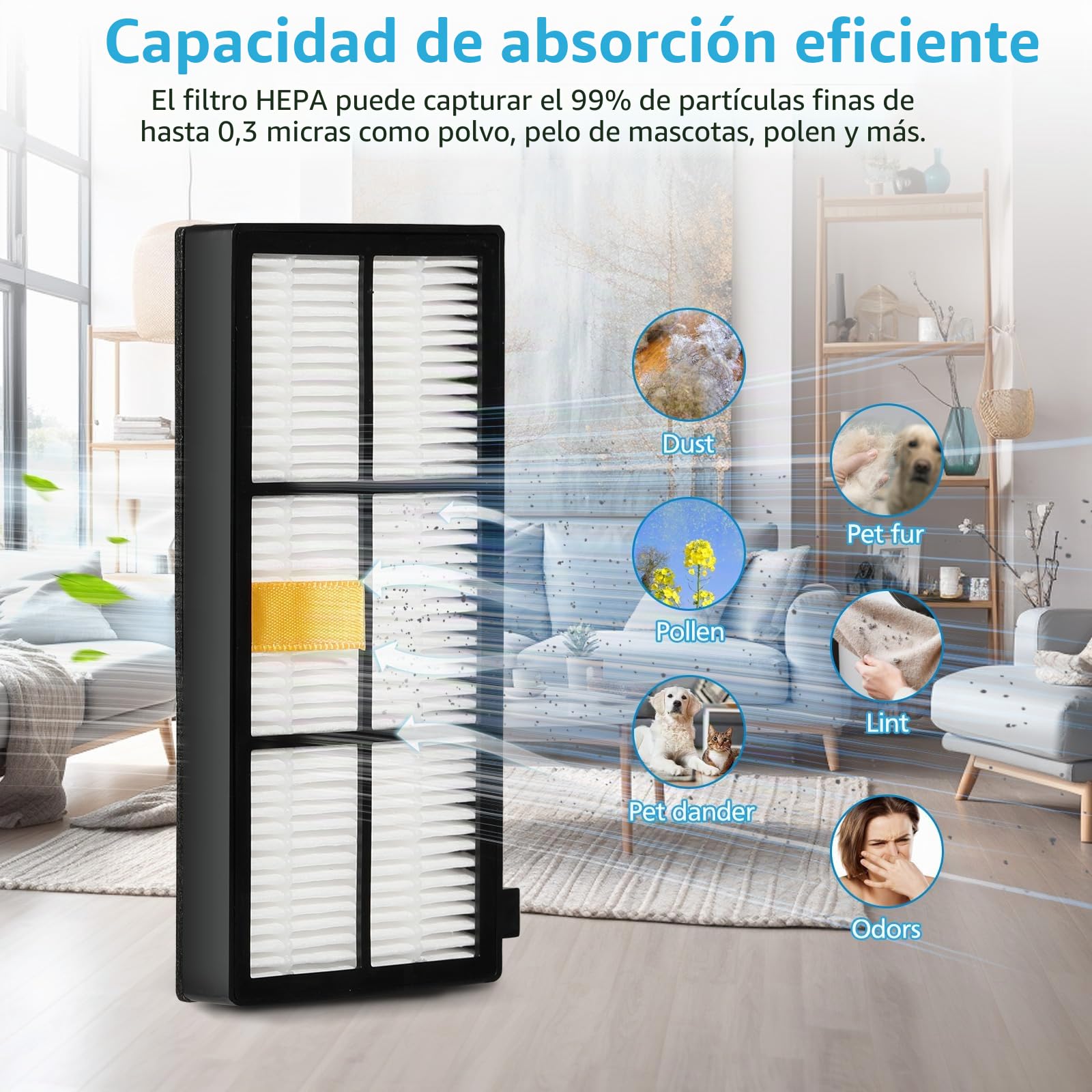 Funnytime – Lote de accesorios de recambio para filtro de serie 800 y 900, compatible con 800, 850, 851, 860, 865, 866, 870, 871, 876, 880, 885, 886, 890, 891, 896, 900, 960, 966, 980, 990-20