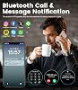 LIGE Akıllı Saat Erkek Bluetooth Telefon Aramaları 1,43'' AMOLED Daima Açık Ekran Erkek Akıllı Saat Android ve iOS 100+ Spor Aktivitesi Fitness Takipçisi Siyah Çelik Erkek Akıllı Saat Nabız Sağlık