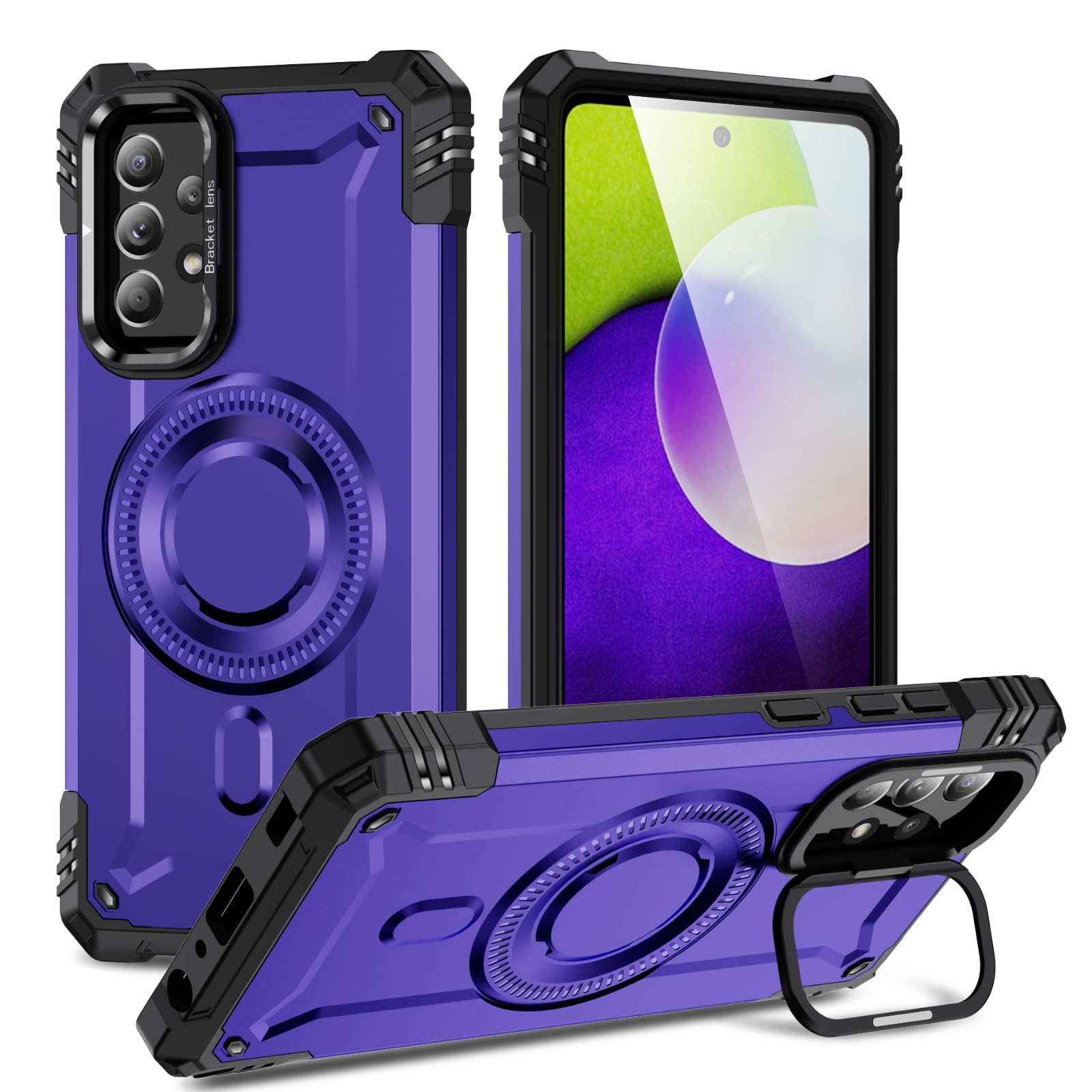 Coque magnétique pour Samsung A52s 5G protection robuste avec support PC - 8