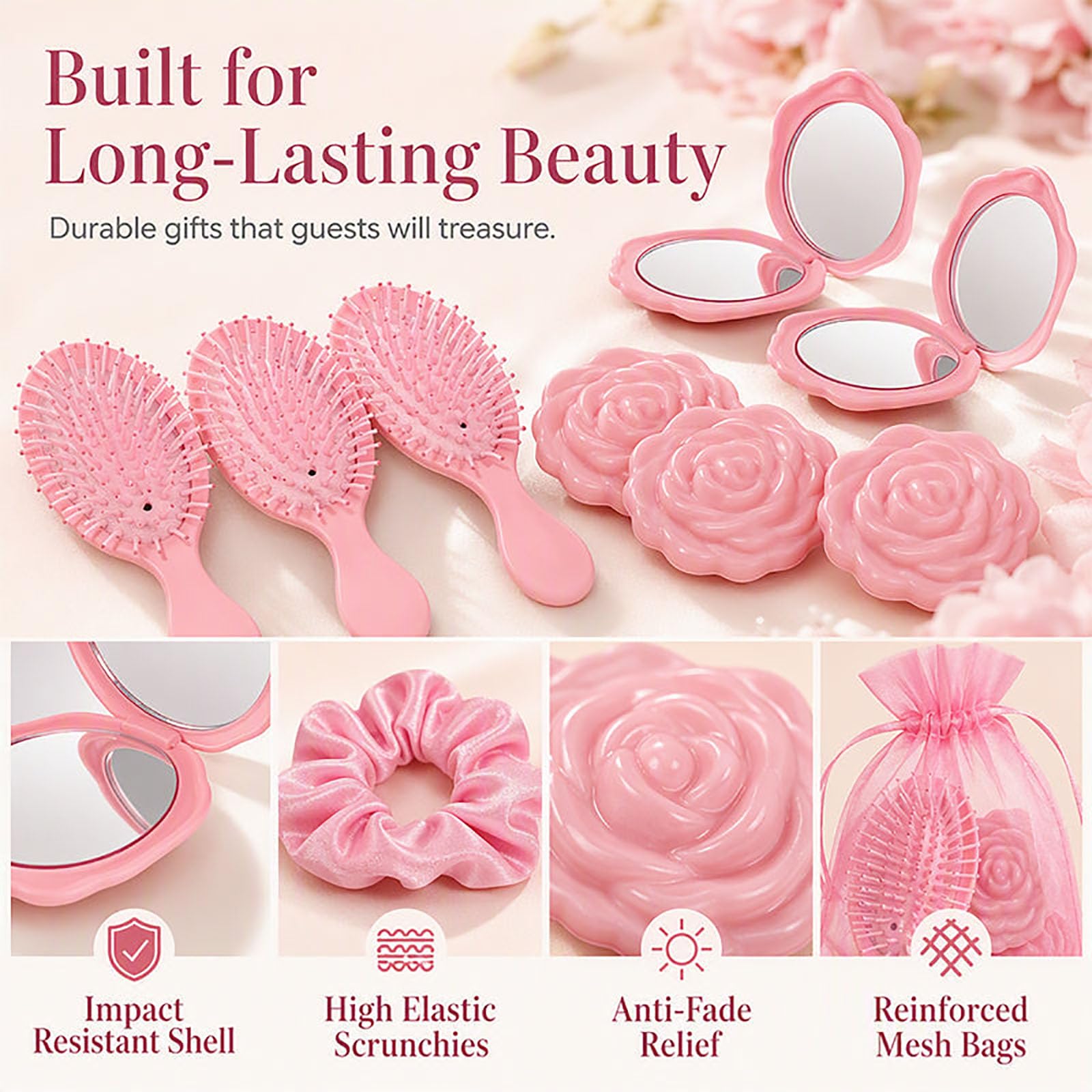 32-teiliges Rosa Prinzessinnen-Gastgeschenkset (B)