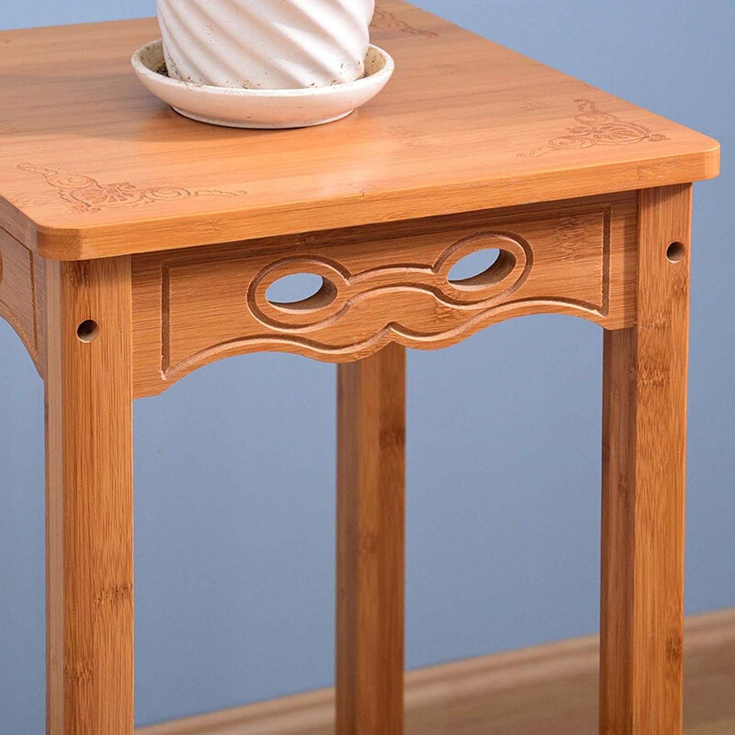 Pot Rack Flower Stand Flower Stand Flower Pot Stand Multi-Layer Rack Potted Plant Stand Chinese Bamboo Living Room Balcony Antique Large Decorative Flower pots