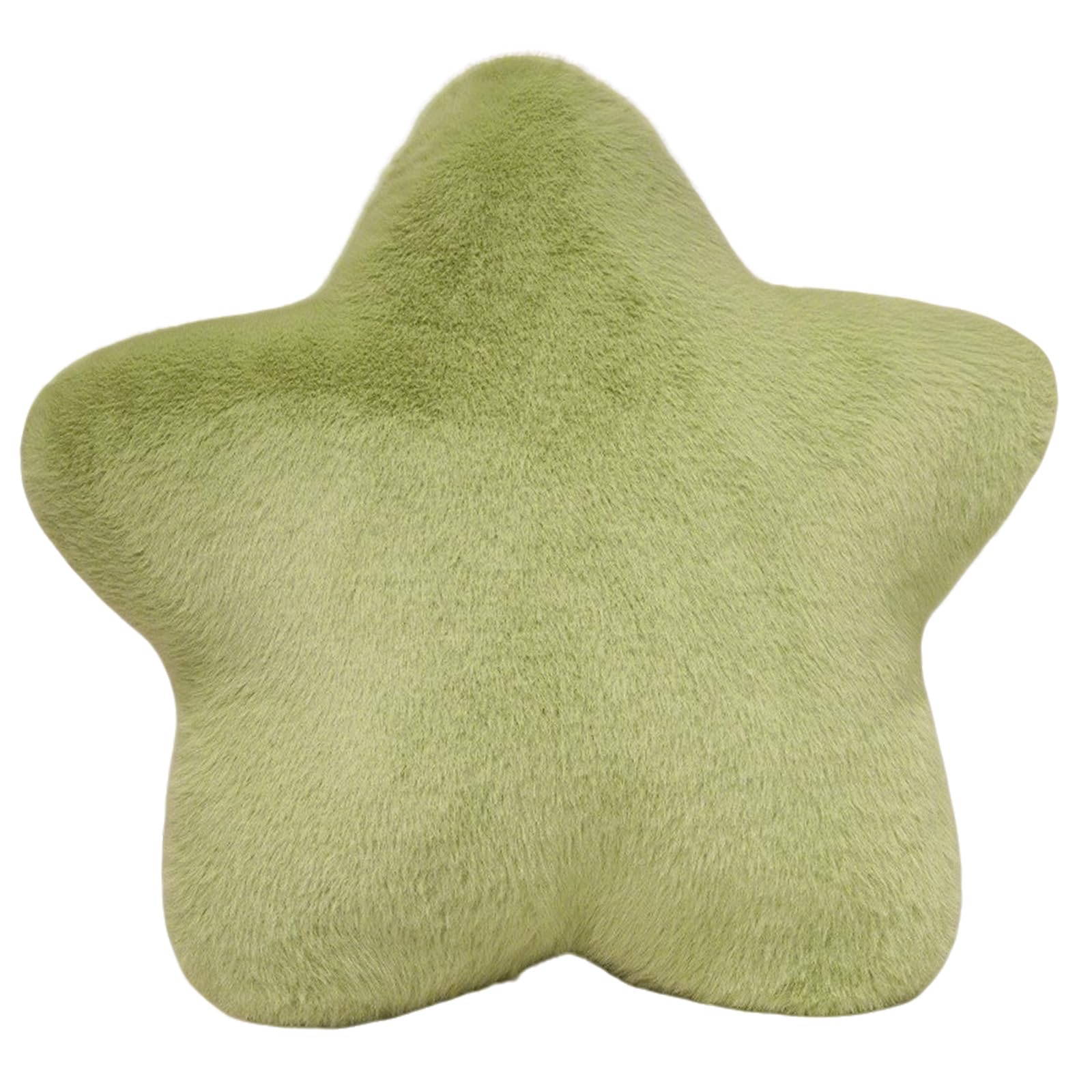 Cute Pillow Cushion Decorative Nursery Stuffed Throw Pillows 30cm Soft Plush Star Pillow Cushion for Kids Boys Girls Adults Car Home Chair Floor Bed Gift Reading Nook TV (Green) — image 1