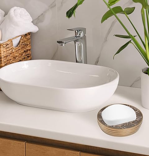 Miniatura 3 de Popular Bath Jabonera, colección de husillos, oro