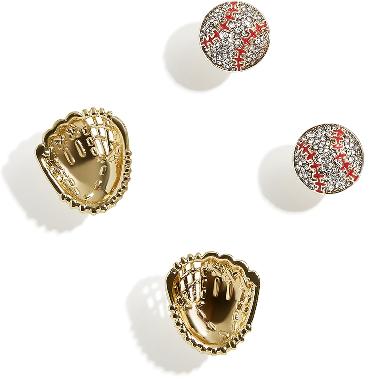 BaubleBar Sport-Themed Statement Earrings, Novelty Stud Earrings for Women, Costume Jewelry