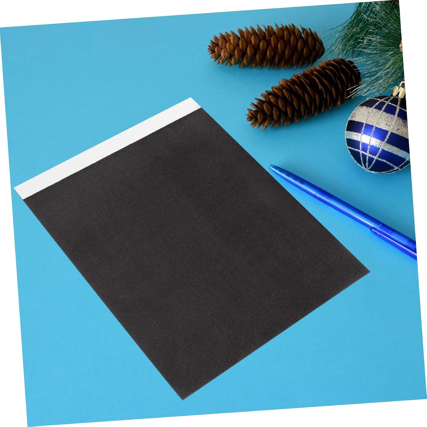 MINAOLULUS 100sheets Black Transfer Tracing Paper Durable Carbon Copy Paper for Art Crafts for Students Professionals Works Multiple Surfaces