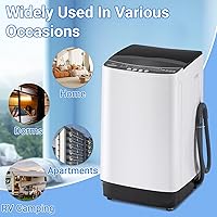 Vista 8 de 2.0 Cu Ft Compact Washing Machine, 16 lbs Portable Washing Machine with 8 Wash Programs, Compact Laundry Washer for Homes & Apartments, Dorm, Small