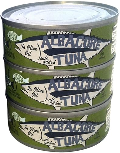Trader Joe's Atún Albacora en aceite de oliva - Paquete de 3