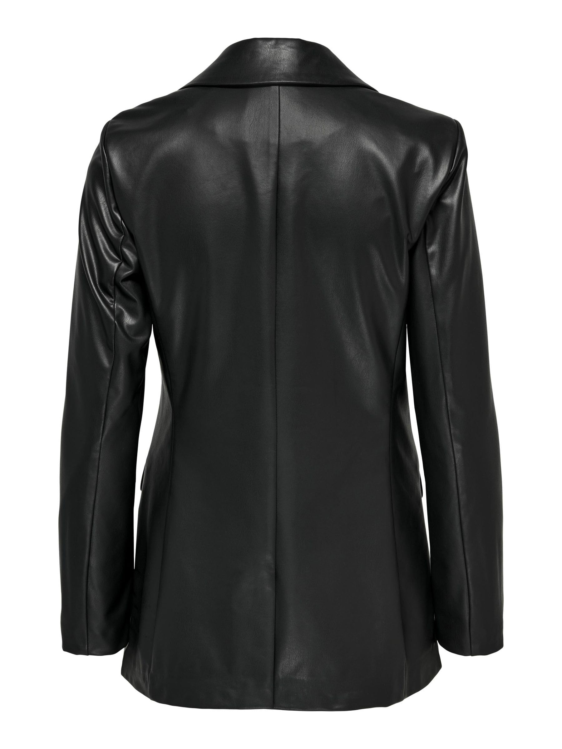 ONLY Onlpapaya Faux Leather Fit Blazer CS Otw Mujer