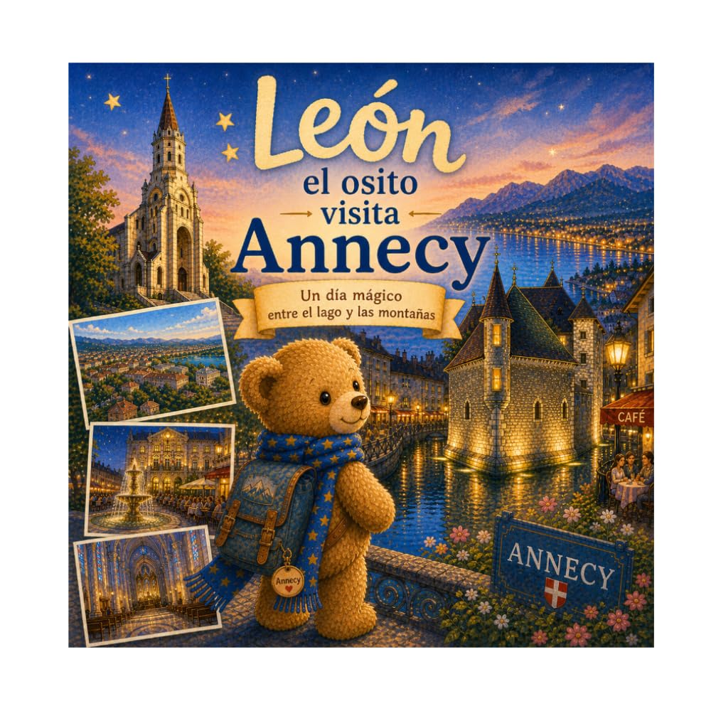 León en Annecy: N°8 - Un día mágico entre el lago y las montañas (León el osito visita Francia)