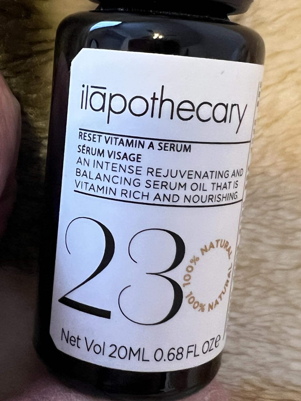 ilapothecary Reset Vitamin A Face Serum - Serum for Face - Natural Retinol with Essential Oils - Nourishes and Rejuvenates Skin - Gluten Free - 1.7 oz