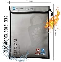 Vista 6 de Secure My Legacy - Bolsa impermeable e ignífuga para documentos (4 unidades)