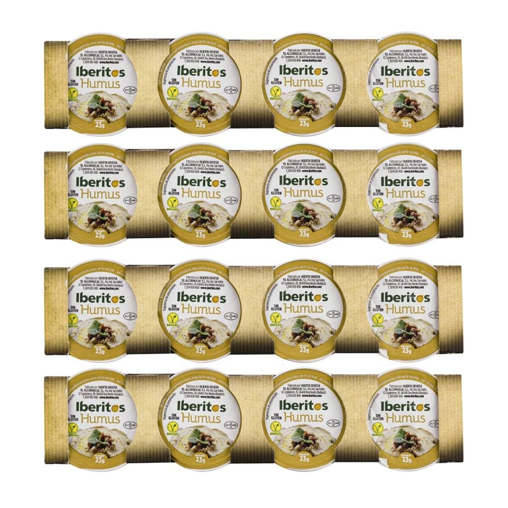 Hummus de garbanzos Iberitos 4x23 g pack de 4