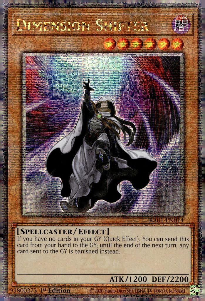Dimension Shifter (Quarter Century Secret Rare) - RA01-EN014 - Quarter Century Secret Rare - 1st Edition