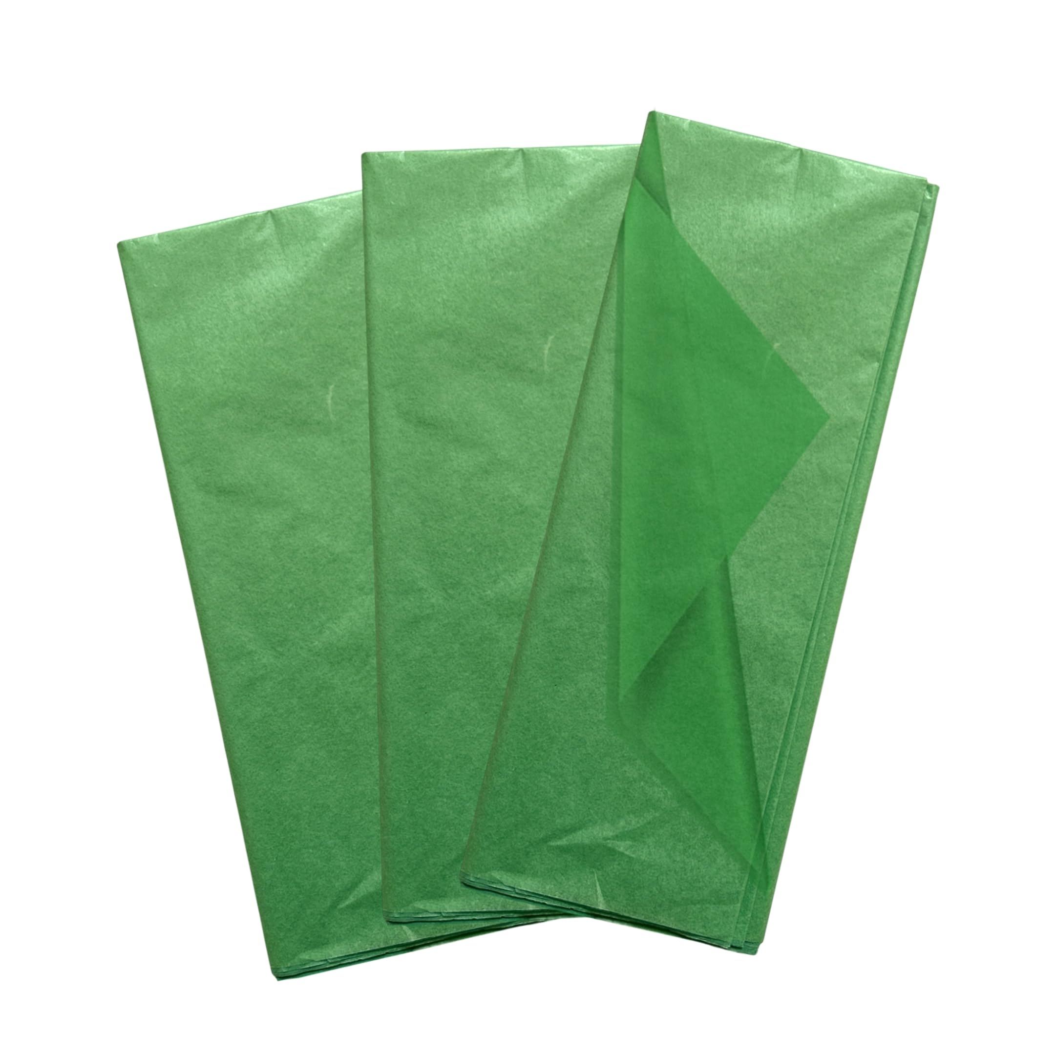 Pack of 10 Light Green Acid Free 50 x 70cm Tissue Paper Sheets - Crafts Wrapping