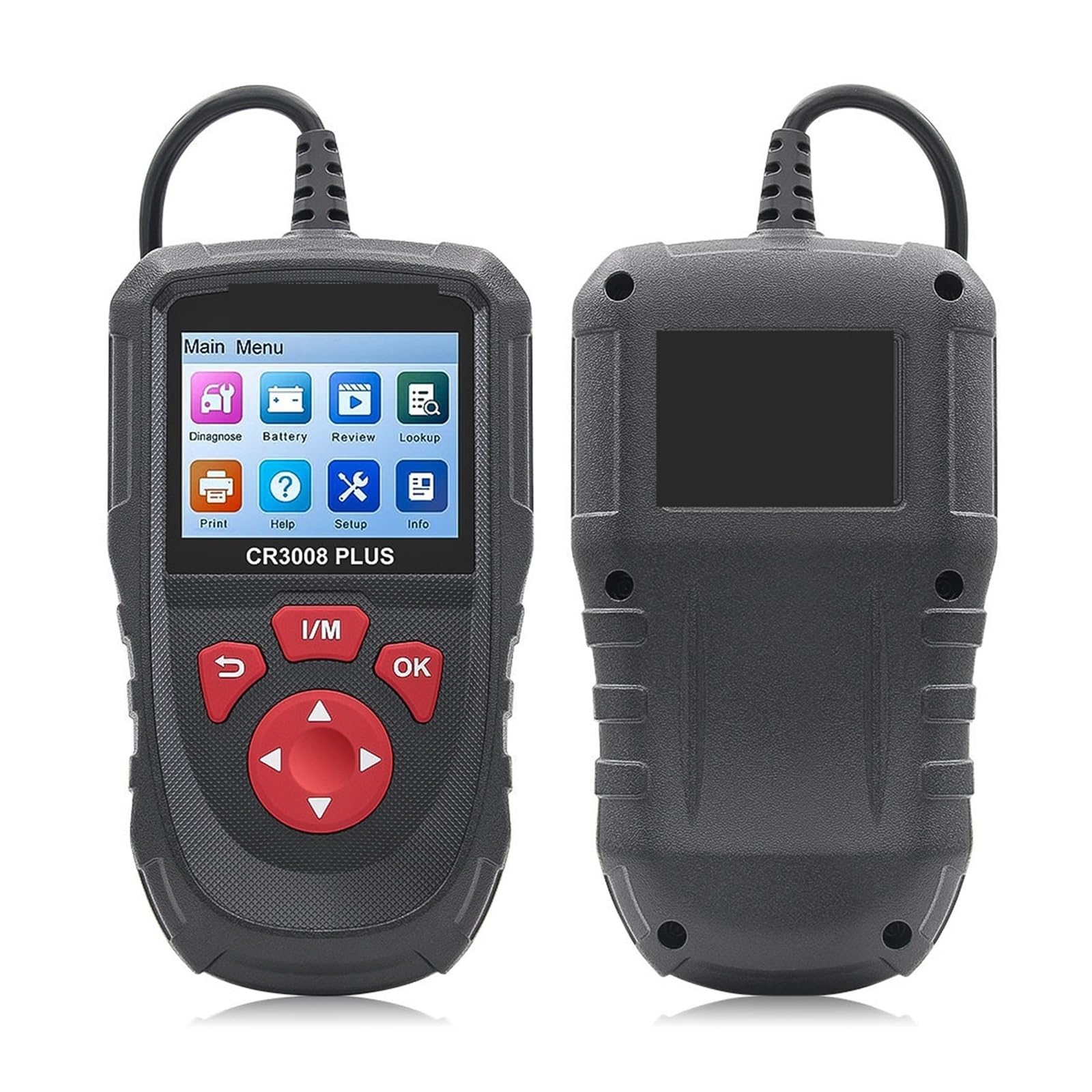 X431 CR3008 OBD2 Narzędzia diagnostyczne Samochód OBD Skaner samochodowy Sprawdź silnik Akumulator,Przyjazny dla użytkownika