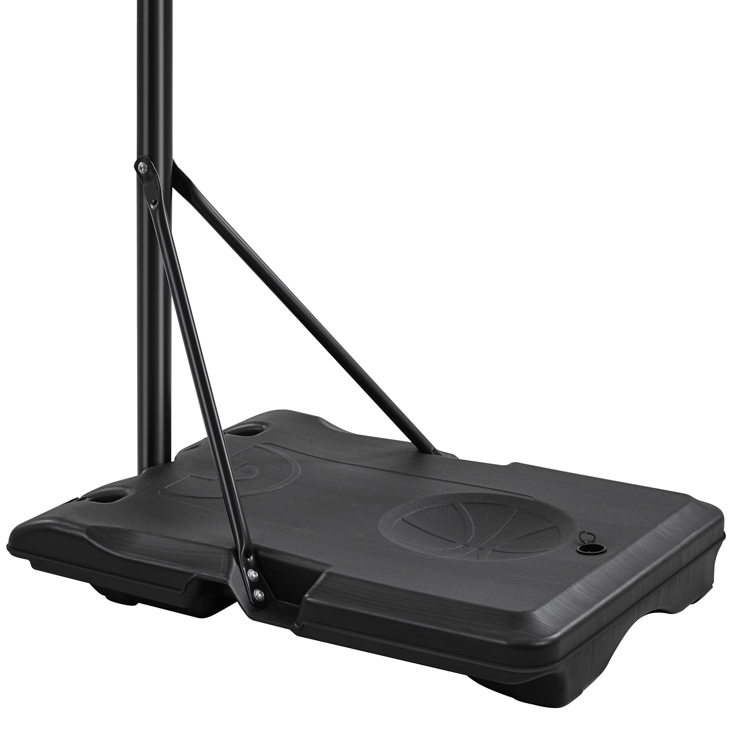 Yaheetech Canestro Basket Esterno Interno Camera Portatile con Colonna Tabellone Canestro Altezza Regolabile