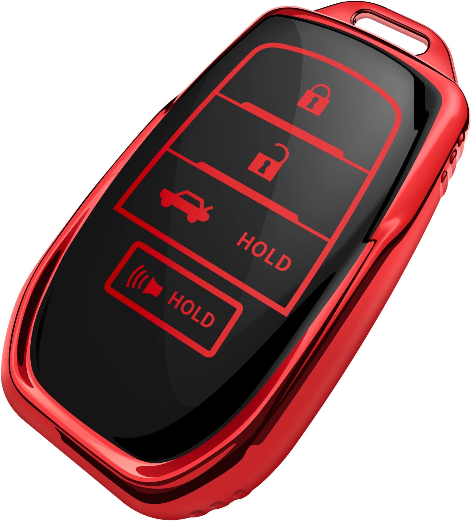 Amazon.com: Tukellen for Toyota Key fob Cover Soft Key Shell Case for ...