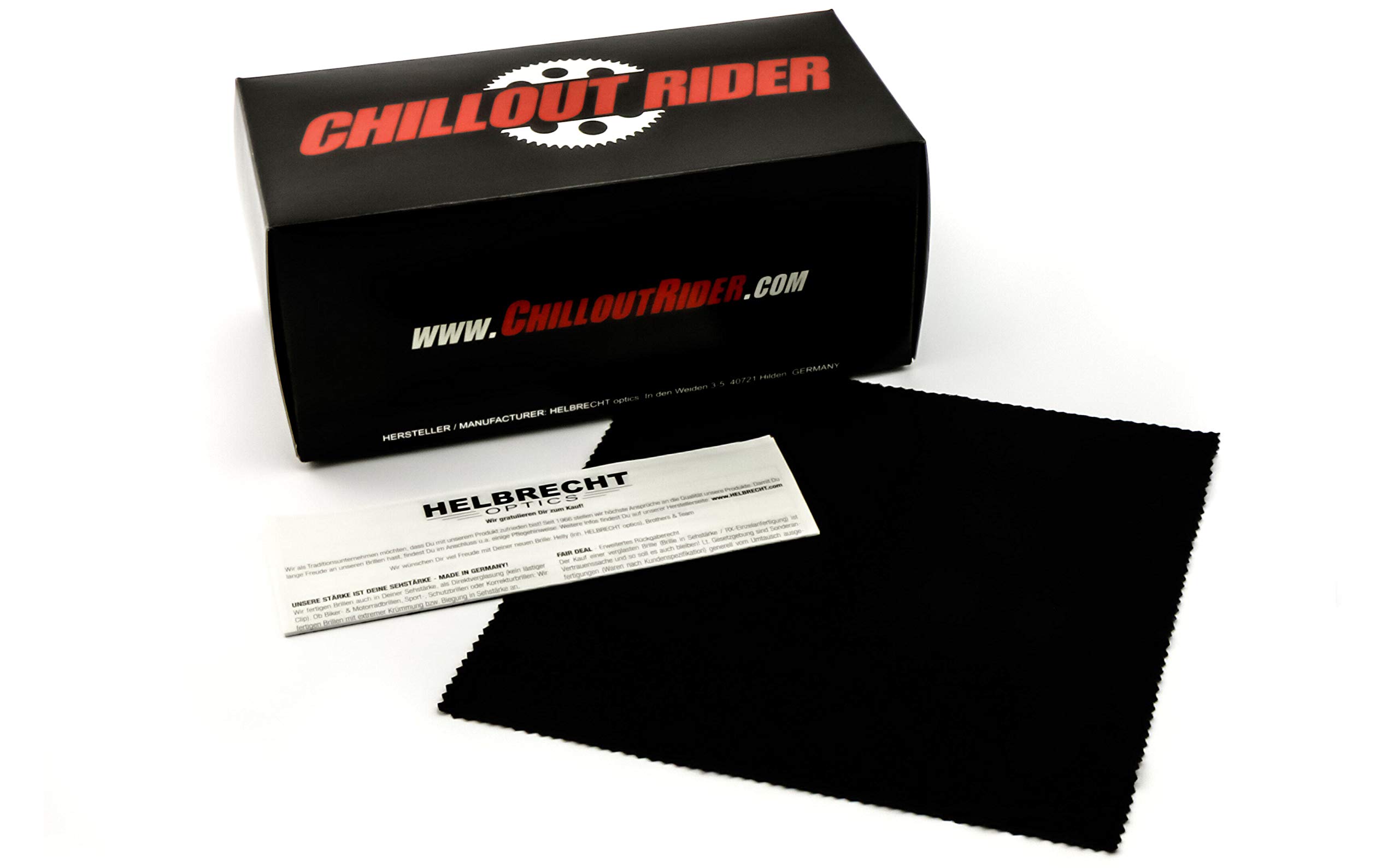 Motorrad Überbrille | Motorradbrille für Brillenträger | beschlagfrei | HLT® Kunststoff-Sicherheitsglas nach DIN EN 166 | Motorradbrille: CR006