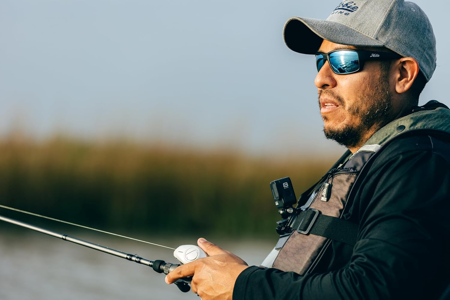 Hobie Snook Men's Polarized Wrap Sport Sunglasses – Large Fit, Full-Coverage, Floatable Frames, Multiple Lens Options - Image 7